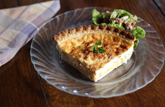homemade quiche and pie